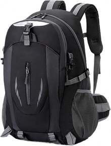Mochila de Senderismo para Hombres | Mochila de 40L Ligera para Aire Libre,Impermeable Mochilón Gran Almacenamiento Organizador Para Montaña Senderismo Viaje Deportes Exteriores - Azul oscuro - Ver 10