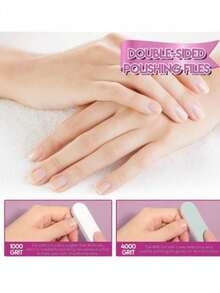 12PCS Manicure And Pedicure Tools Kit, Nail Files 12/Set 100/180, Nail Buffer Block, Nail Cuticle Nippers, Cuticle Pusher, Cuticle Peeler, Nail Lifter For Ingrown Toenails, Toenail File, Nail Brush -Pink - Multicolor - View 3