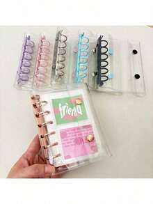 A7 K-POP Collection Album, Loose-Leaf Binder, Macaron 6-Ring Loose-Leaf Binder Box, DIY 10pcs Loose-Leaf Handbook Storage Bag, Loose-Leaf Magazine Handbook Organizer - Single Piece - View 5