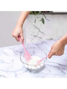 1/3pcs Silicone Baking Spatula And Basting Brush Set, Silicone Butter Cream Scraper Baking Brush Kitchen Cooking Tools, Suitable For New Year, Valentine's Day, Mother's Day, Father's Day, Summer, Graduation, Back To School Gifts - Multicolor - View 6