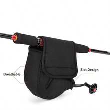 Fishing Reel Protective Bag, Suitable For Baitcasting Reel - Black - View 5