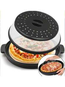 2 In 1 Microwave Oven Splash Guard, Food Cover, Collapsible Splash Guard, Food Dust And Mosquito Cover, Can Be Used As A Filter Bowl For Washing Fruits And Vegetables, Ventilated Bowl Cover, Heat-Resistant, Food Strainer Kitchen Gadgets Vegetable Strainer Fruits And Vegetables Cleaning - 彩色 - 查看 12