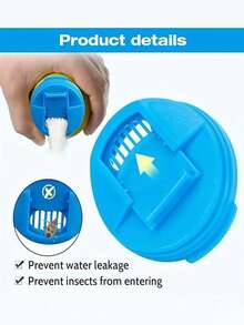 1/3/6pcs Beverage Can Lids, Creative Drink Can Splash Guard Covers, Drink Freshness Anti-Spill Lids, Reusable Leak-Proof Beverage Can Covers For Party, Holiday, Outdoor, Standard Size Cans, Can Accessories - Multicolor - View 10