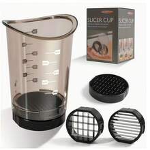 1pc Multi-Function Vegetable Cutter, Slicing, Dicing, Mincing, Kitchen Utensil - Multicolor - View 1