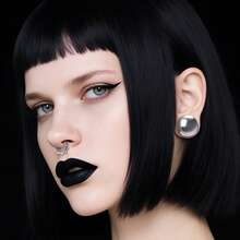 1件装优雅鼻环不锈钢圆刺鼻环软骨环耳环鼻中隔环穿孔饰品男女通用 - round-2 - 查看 3