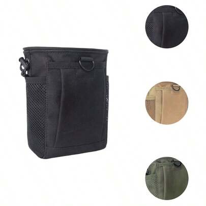 1个MOLLE腰包，战术腰包，适用于狩猎、徒步旅行、气枪射击，带MOLLE织带的军用多功能包，紧凑型EDC包