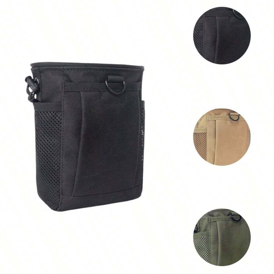 1个MOLLE腰包，战术腰包，适用于狩猎、徒步旅行、气枪射击，带MOLLE织带的军用多功能包，紧凑型EDC包 - 彩色 - 查看 1