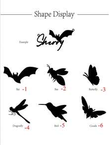 18K Gold Plated Personalized Butterfly Name Necklace, Stainless Steel Insect Name Necklace, Custom Gift For Women And Men - 1 - View 9