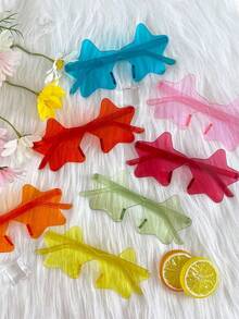 20/10 chiếc kính mắt không gọng hình ngôi sao năm cánh, phù hợp cho cả nam và nữ, thích hợp cho dịp năm mới, ngày lễ Thánh Patrick, tiệc bãi biển mùa hè, phụ kiện cưới, Halloween (màu sắc ngẫu nhiên) - Kiểu C - Xem 9