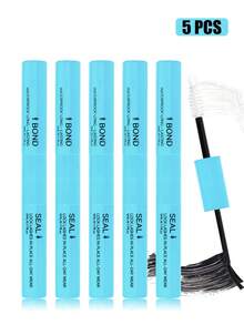 5pcs Lash Cluster Glue Lash Bond And Seal Waterproof Lash Glue For Eyelash Clusters 10ml Bond And Seal 2-In-1 Home Use Strong Hold - Multicolor - View 8