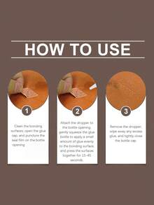 Leather Adhesive, Household Leather & Fabric Glue, Daily Convenient, Durable, Quick Drying, Seamless Bonding - A - View 8