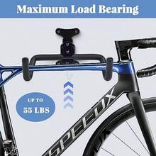 Bike Wall Mount 2 Pcs Horizontal Bike Rack Adjustable Heavy Duty Bike Hook For Garage Indoor Bike Storage - Black - View 4