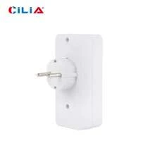 2pcs 5-In-1 EU Wall Socket Adapter With USB-C & USB-A Ports, 3 AC Outlets (1 Schuko + 2 Euro) Splitter, 16A 3500W Max, Multi Plug Extender For Home & Travel, White - EU F Type Plug(220-240V) - View 3