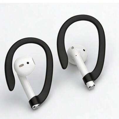 1 Pair Silicone Ear Hooks, Wireless Earphone Holder Clips, Earphone Accessories To Prevent Loss During Workout And Running