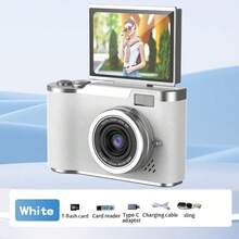 ¡Pantalla plegable para estudiantes! Cámara retro CCD + HD 720P/1080P, incluye tarjeta de 32G, lector de tarjetas, adaptador - Multicolor - Ver 14