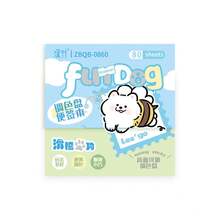 4pcs/Set High Quality Expandable Sticky Notes, Tear-Resistant, Reusable, Strong Adhesive, Suitable For Students, Exam Preparation - Multicolor - View 4