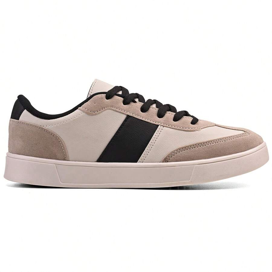 Men's Casual Original Sneaker Street Shoes Skate Shoes R1724 - 米色 - 查看 1
