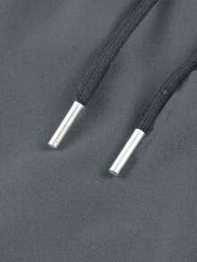 Quần dài nam dáng rộng, nhẹ, thích hợp cho trang phục đường phố mùa thu, quần thể thao nam dáng suông, thích hợp cho học sinh, mùa xuân. - Xám - Xem 5