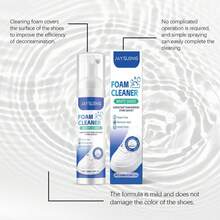 100ml White Sneaker Foam Cleaner - Waterless Stain Remover & Brightening Formula With Glycerin And Coconut, For Athletic Casual Shoes, Quick Clean, Fresh Scent,Gifts For Men And Women Suitable For Valentine's Day, New Year's Day, Birthdays, Weddings And Parties,Quick Ship Items,Free Shipping - 液體 - 查看 8