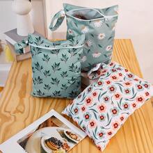 Bolsas Húmedas y Secas Reutilizables 3 Piezas Organizador de Viaje Resistente al Agua Ideal para Playa Piscina Gimnasio Yoga Toallitas y Articulos de Aseo Portátil - Mariposa - Ver 6