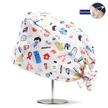 1pc Elastic Work Cap With Cartoon Print & Long Hair Ponytail Design, Unisex, All Season - Multicolor - View 16