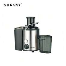 SOKANY 4000W 多功能离心式榨汁机。配备 3 英寸宽进料槽。800W 功率，两档速度调节，304 不锈钢材质。适用于家庭和餐厅的水果榨汁，可用于分离各种水果和蔬菜的果渣。厨房必备工具。 - 英規插(220-240V) - 查看 11