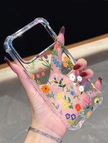 1 ốp lưng điện thoại họa tiết hoa nhiều màu sắc | Ốp bảo vệ trong suốt chống rơi vỡ - Tương thích với iPhone 17 Pro Max, Galaxy S24/S25 Plus/S23 Ultra/A16/A35/A25/A55, Pixel 9 Pro, Pixel 8, Pixel 7, Moto G85, Infinix Hot 50 Pro+ - Thiết kế tươi mới, thích hợp làm quà tặng hoặc sử dụng cá nhân, phiên bản quốc tế, không phải phiên bản nội địa. - Trong sáng - Xem 1