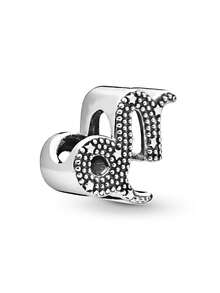 1件时尚简约电镀十二生肖串珠手链/项链，用途广泛，可DIY饰品，生日礼物 - 銀色 - 查看 9