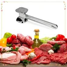 1pc Square Meat Tenderizer, Steak Hammer, Home Meat Tenderizer, Beef Pounder, Double-Sided Meat Mallet - Multicolor - View 4