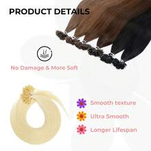 Estensioni per capelli umani - S60 - Visualizzare 5