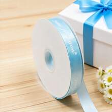 3cm Cinta de satén floral de poliéster, cinta de satén, cinta para regalo, cinta para embalaje de repostería, elegante y hermosa - Multicolor - Ver 12