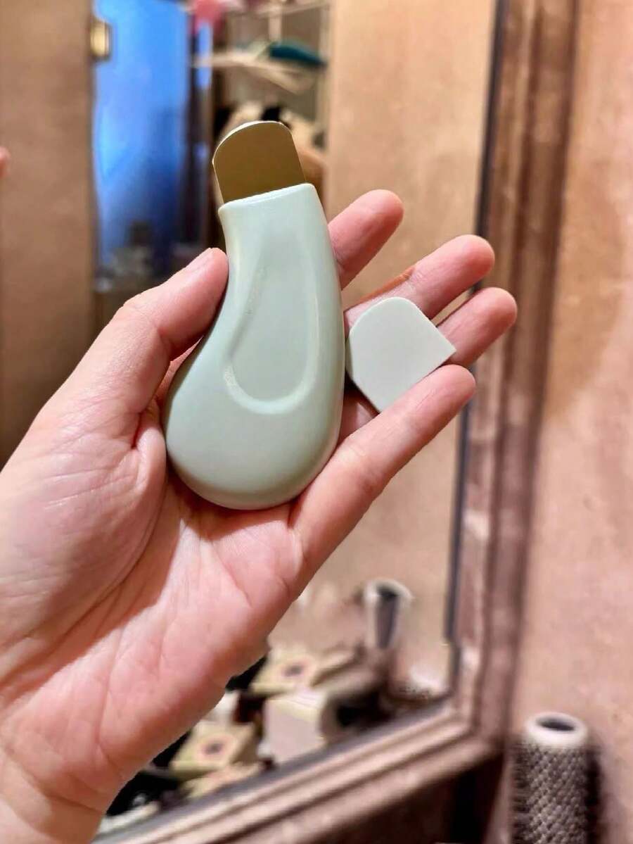 1件装手动黑头清洁器，黑头清洁工具，黑头清洁剪刀，深层毛孔清洁勺，黑头挤压器，祛痘工具，皮肤清洁工具，美容护理，沙龙级使用，手动毛孔清洁器，情人节送给女士的最佳礼物，家居装饰，旅行必备
