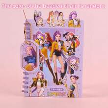 K-POP Demon Hunter 3-In-1 Notebook Set, Includes Charm, Stickers, Notebook, Student Back-To-School Gift, Gift Box, Birthday Gift - Multicolor - View 14