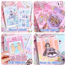 Sách sticker trò chơi phiêu lưu chị em bưởi dễ thương phong cách Hàn Quốc, Cô gái thiên niên kỷ, Cô gái, Sách sticker tự làm hóa trang đáng yêu, Bộ sưu tập sticker trang điểm nhiều kiểu, Đồ dùng làm sổ lưu niệm. - Những cô gái thế hệ Millennials - Xem 10