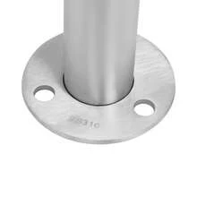 SHIOUCY 80kg/176.37lbs 110cm Silver Railing Post, 316 Stainless Steel Railing Post, Column Handrail Railing - 316 Stainless Steel Railing Post - View 10