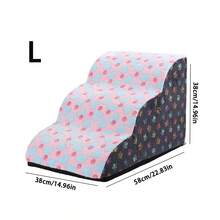 1个弧形宠物楼梯，适用于小型犬和老年犬，床边宠物坡道，圆形宠物楼梯 - 彩色 - 查看 25