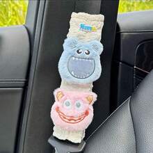 yucen Cute Monster Plush Doll Car Safety Belt Cover, Car Interior Decoration Accessories - Monster Shoulder Pads - View 19