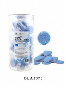 180 piezas/40 piezas Tabletas efervescentes para baño de pies, sales de baño con aceites esenciales para el cuidado de los pies, exfoliación, alivio y humectación - Lavanda - Ver 18