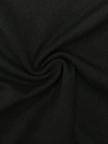 Camiseta de mujer con manga corta, escote delantero hueco y un solo botón de seta, sexy y de moda, nueva llegada de primavera/verano, para salir - Negro - Ver 10