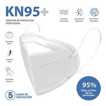Best Trading Cubrebocas KN95 Certificado con 50 Piezas Tapabocas con 5 Capas de Protección contra Partículas Ajustador Nasal Oculto Empaquetados Individualmente - Blanco - Ver 5