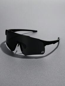 1pc Large Frame Outdoor Bicycle Sports Eyeglasses One-Piece Men Women Hiking Windproof Cycling Goggles - B-gradient Color - View 13