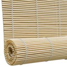 vidaXL Bambusrollo 150x160 Cm Natur - Einheitsgröße - Übersicht 5