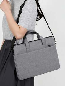 14 Inch Fashionable Lightweight Laptop Sleeve Bag, Portable Shoulder Laptop Bag - Multicolor - View 5