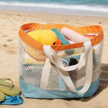 High Quality, High-End, Multi-Functional Fashion Large Capacity Tote Bag, Swimwear Bag, Shoulder Bag, Mesh Bag, Women's Handbag, Versatile Casual Bag - Multicolor - View 7