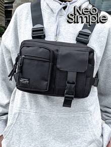 Túi đeo ngực trang trí chữ cái cho nam Túi đeo hông Túi đeo hông Túi đi học đại học Túi đi làm Túi Giáng sinh mùa đông Quà tặng Giáng sinh Túi đeo hông Ví đựng đồ ngày lễ Túi đựng đồ đi xe đạp Túi áo vest Hip Hop Túi áo vest phong cách đường phố Túi câu cá Nhiều ngăn Túi áo vest thời trang Túi đen Túi đi bộ đường dài Học sinh Dung tích lớn Đa chức năng Ngoài trời Di động Thời trang Quà tặng thường ngày Goyard Quà tặng du lịch nghỉ dưỡng Túi đeo ngực Túi đeo hông Túi dành cho nam Quà tặng cho nam - màu đen - Xem 1