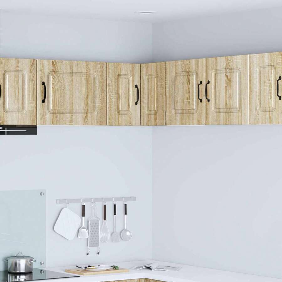 vidaXL Küchenschrank Kalmar Sonoma-Eiche 57 X 57 X 40 Cm Holzwerkstoff - Gelb - Übersicht 1