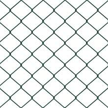 vidaXL 10 X 0,6 M (40 X 40 Mm Maschen) Stahl Und PVC Zaunpfosten Grün - A - View 5