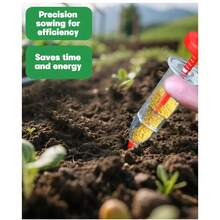 Adjustable Depth Manual Seed Planter - Lightweight Gardening Tool For Vegetables/Flowers With Seed Spacing Control - 10cm*3.2cm - View 4