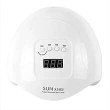 UV LED Nail Lamp, Professional Nail Dryer For Gel Polish Curing - 4 Timer Settings, Fast Drying For Fingers And Toes, Home Salon Manicure Light, White - 白色 - 查看 5