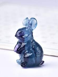 CUPIDCRYSTAL Conejo tallado en cristal natural, un regalo de cristal perfecto, regalo de Pascua, conejo de Pascua, cristal y piedra, cristal curativo para decoración del hogar - Más colores - Ver 3